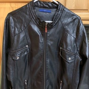 Apt.9 black leather jacket